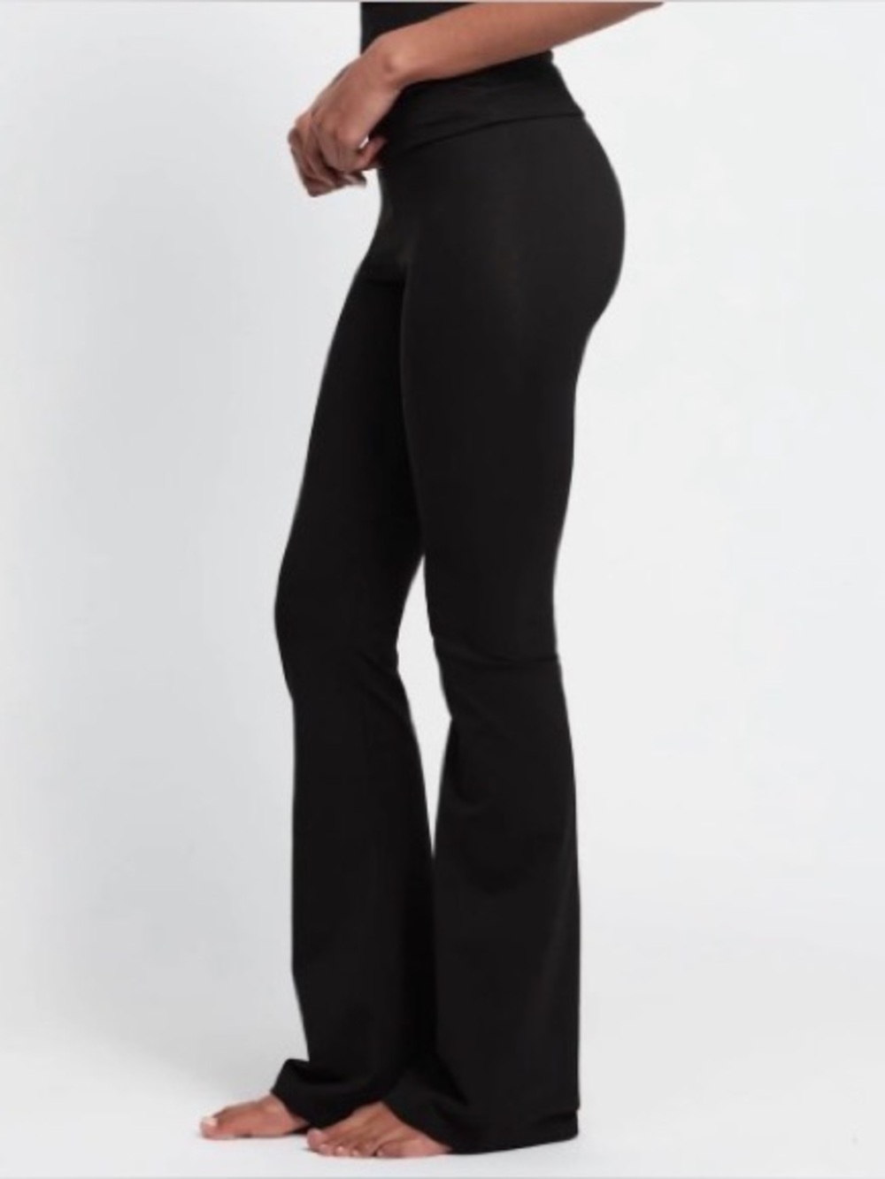 Organic basics fold over flare pant - Picture 3 of 6